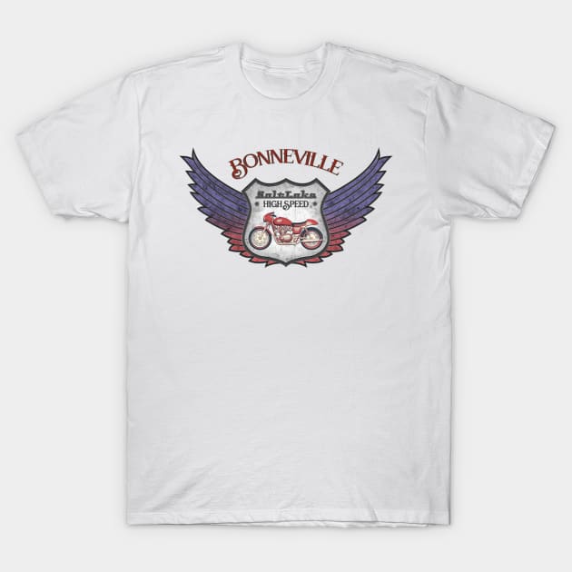 Vintage Motorcycle Logo T-Shirt by Drop23